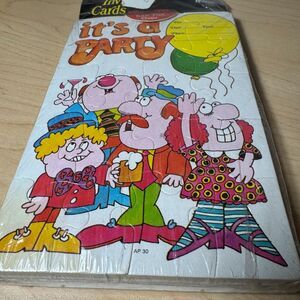 Vintage Puzzle Invitations 1970s Retro It's a Party (8)